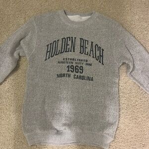 Holden Beach Light Grey Sweatshirt